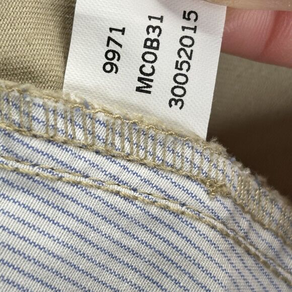 Peter Millar Shorts Mens 35 Khaki Flat Front Classic Golf Chino Casual Peru - Picture 4 of 8